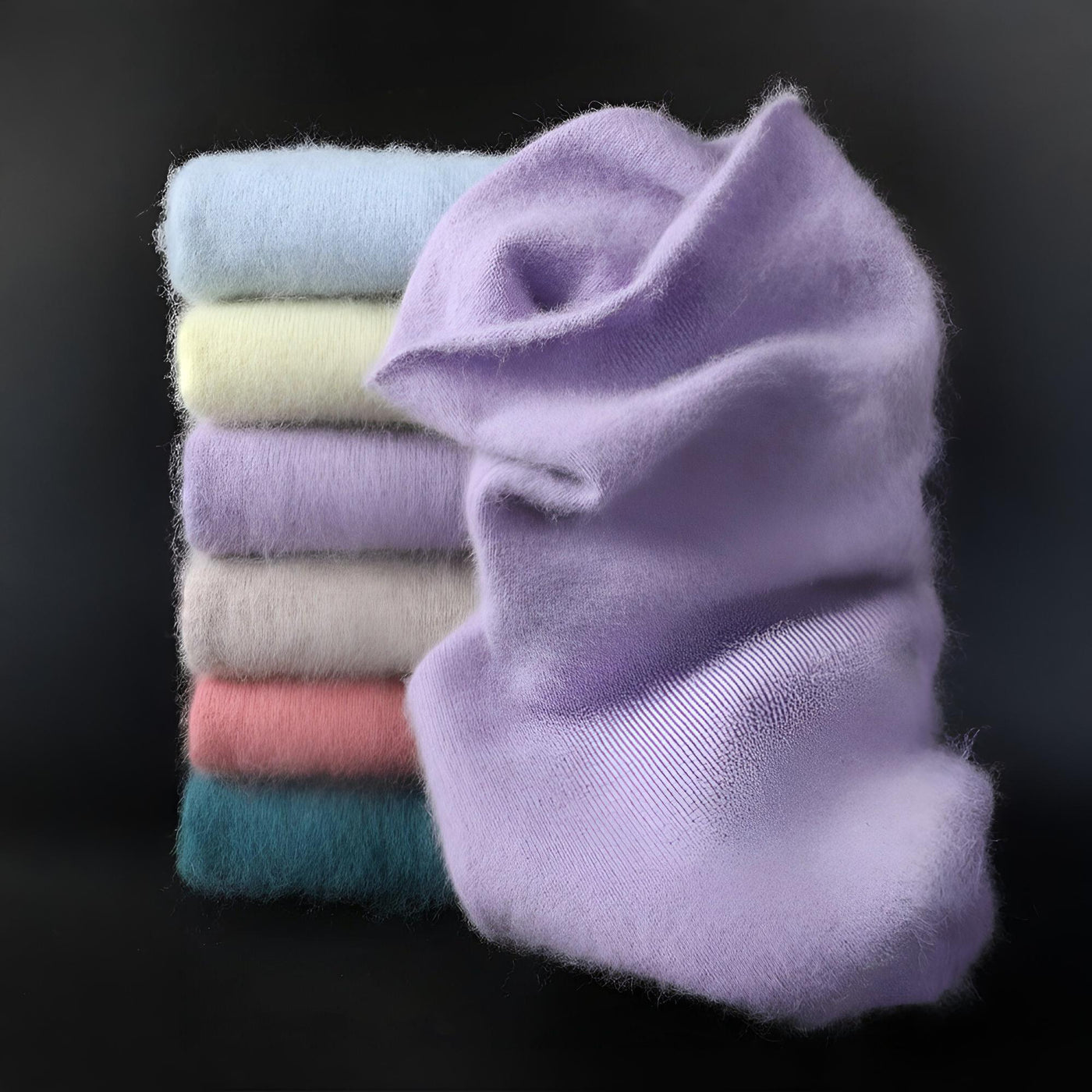 100% Mink Cashmere Women's Sweater – Soft Warm Autumn Winter Pullover